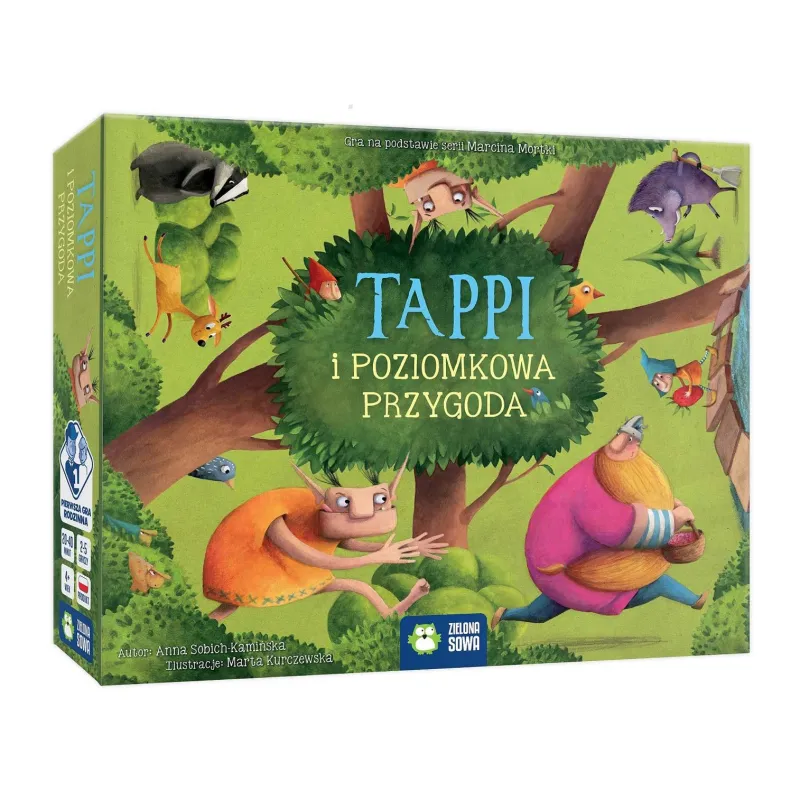 TAPPI I POZIOMKOWA PRZYGODA GRA PLANSZOWA 4+