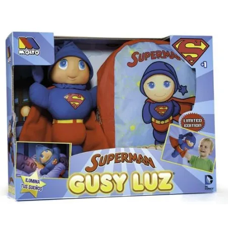 MOLTO PRZYTULANKA GUSY LUZ SUPERMAN + PLECAK 1+ - Gonzo Toys