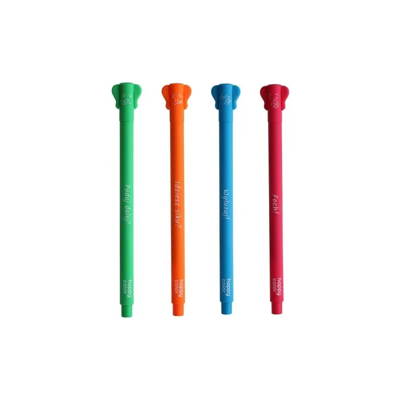 DŁUGOPIS ŻELOWY NIEBIESKI 0.5MM HAPPY COLOR - Happy Color