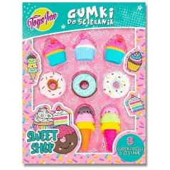 GUMKI DO ŚCIERANIA PUZZLE SWEET SHOP - Stnux