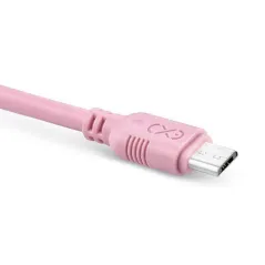 KABEL USB - MICRO USB 200 CM EXC WHIPPY RÓŻOWY