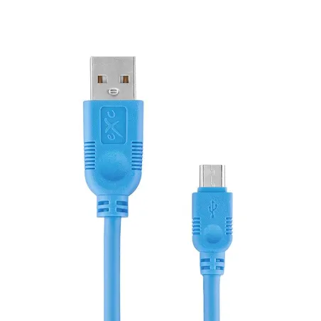 KABEL USB - MICRO USB 200 CM EXC WHIPPY NIEBIESKI - eXc mobile