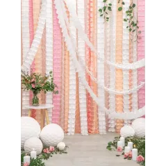 GIRLANDA BIBUŁOWA BIAŁA 3M - PartyDeco