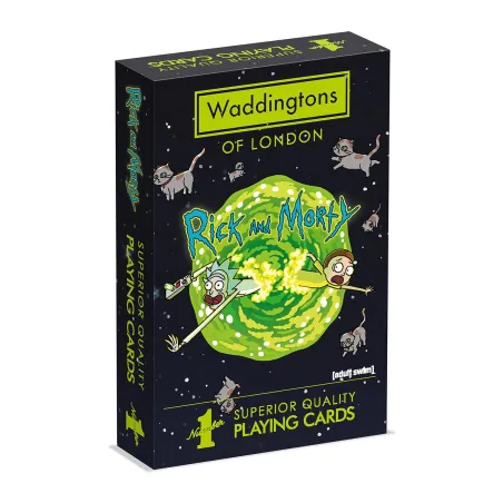 KARTY DO GRY RICK AND MORTY WADDINGTONS 17+ - Winning Moves