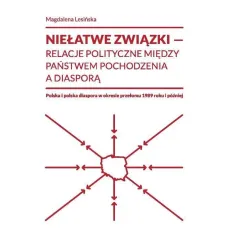 NIEŁATWE ZWIĄZKI. RELACJE POLITYCZNE MIĘDZY PAŃSTWEM POCHODZENIA A DIASPORĄ - Wydawnictwa Uniwersytetu Warszawskiego