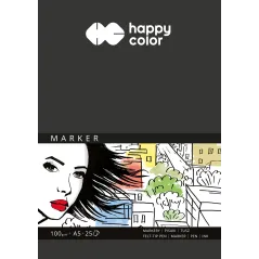 BLOK DO MARKERÓW ART 25 ARKUSZY A5 - Happy Color