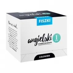 CZŁOWIEK. ANGIELSKI CZARNO NA BIAŁYM FISZKI - Cztery Głowy