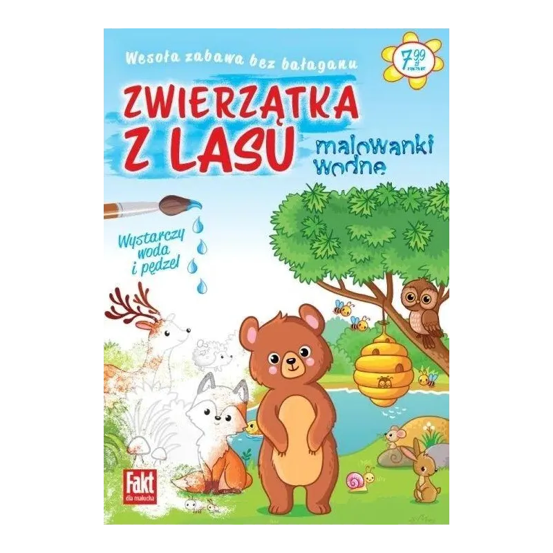 ZWIERZĄTKA Z LASU. MALOWANKI WODNE - Ringier Axel Springer