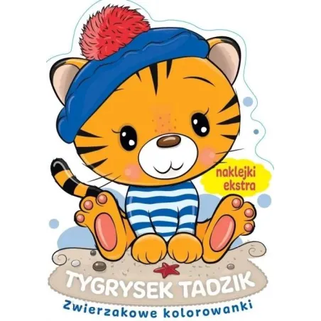 Tygrysek Tadzik. Zwierzakowe Kolorowanki Tygrysek Tadzik. Zwierzakowe Kolorowanki