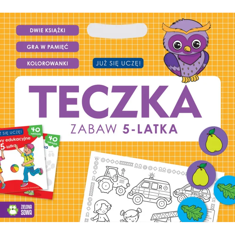 JUŻ SIĘ UCZĘ TECZKA ZABAW 5-LATKA - Zielona Sowa