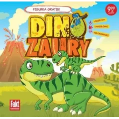 DINOZAURY. LABIRYNTY, ŁAMIGŁÓWKI, KOLOROWANKI + FIGURKA - Ringier Axel Springer