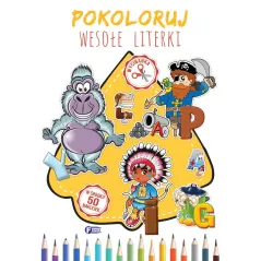 POKOLORUJ WESOŁE LITERKI - Fenix