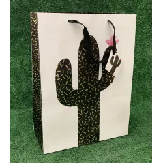 TOREBKA PREZENTOWA KAKTUS 33 X 25 X 11 CM - Braun + Company