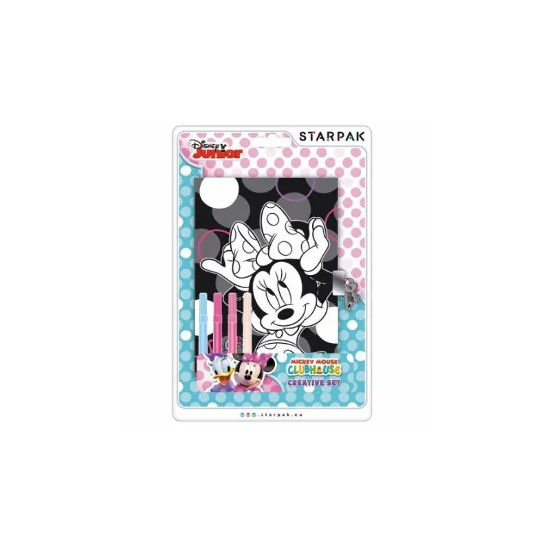 PAMIĘTNIK Z PISAKAMI DISNEY MINNIE 3+ - Starpak