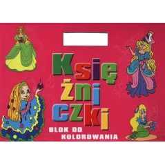 KSIĘŻNICZKI. BLOK DO KOLOROWANIA - Olesiejuk
