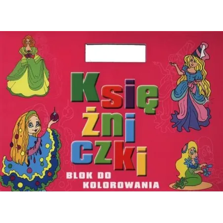 KSIĘŻNICZKI. BLOK DO KOLOROWANIA - Olesiejuk