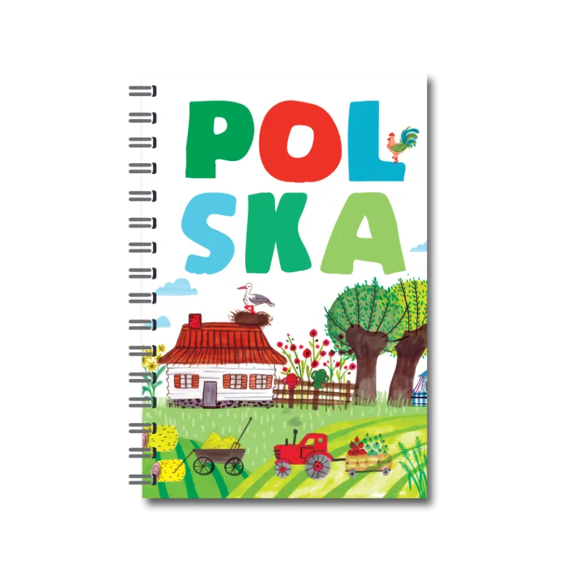 ZESZYT BRULION A5 W LINIĘ 50 KARTEK POLSKA WIEŚ