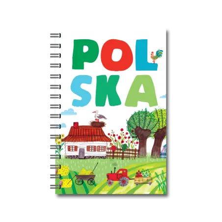 ZESZYT BRULION A5 W LINIĘ 50 KARTEK POLSKA WIEŚ