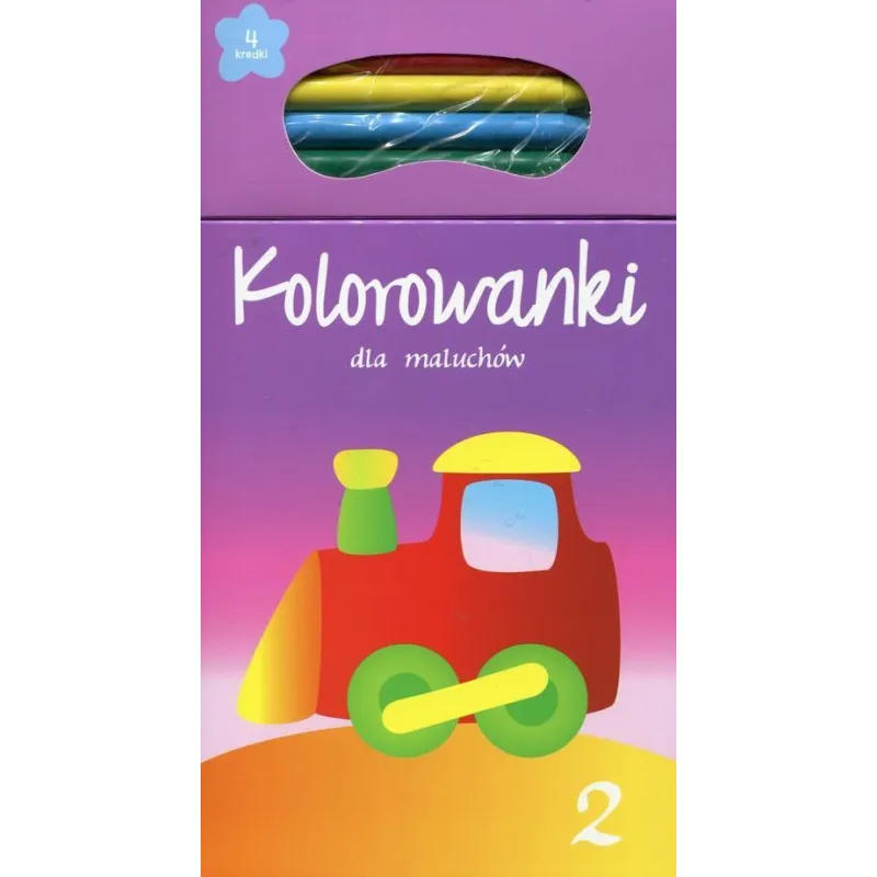 KOLOROWANKI DLA MALUCHÓW 2 + KREDKI - Olesiejuk