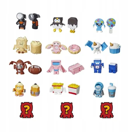 TRANSFORMERS FIGURKI NIESPODZIANKI BOTBOTS FIGURKI 5-PAK 4+