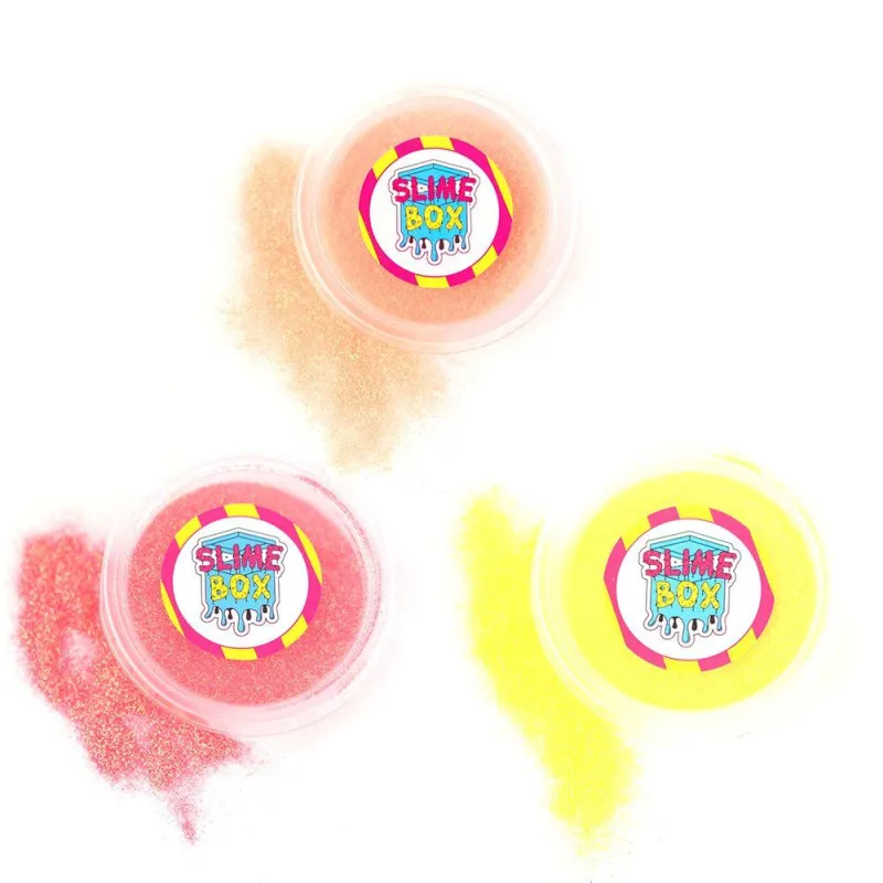 BROKATY ZESTAW 3 KOLORY FLUO 6+ - Slimebox