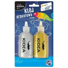 KLEJ BROKATOWY 2 KOLORY 40G KIDEA - Derform