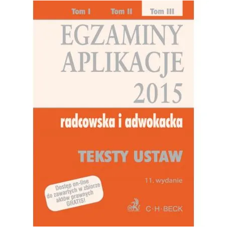 Egzaminy Aplikacje 2015 Radcowska I Adwokacka 1 Egzaminy Aplikacje 2015 Radcowska I Adwokacka 1