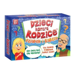 DZIECI KONTRA RODZICE DZIADEK I BABCIA GRA EDUKACYJNA 6+ - Kangur