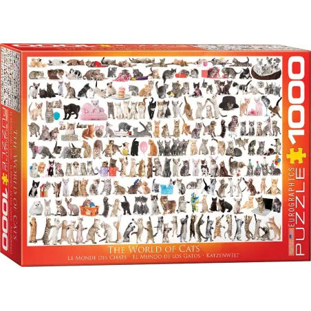 Puzzle Świat Kotów 1000 Elementów 10+