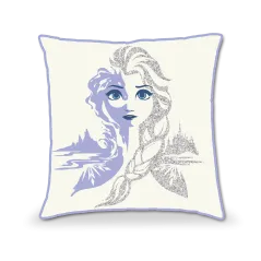 PODUSZKA Z BROKATEM DISNEY KRAINA LODU 45X45 CM - Kids Euroswan