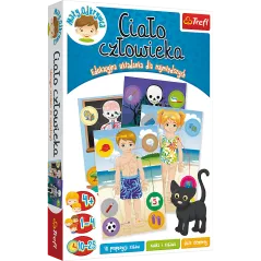 CIAŁO CZŁOWIEKA MAŁY ODKRYWCA EDUKACYJNA UKŁADANKA DLA NAJMŁODSZYCH 4+ - Trefl