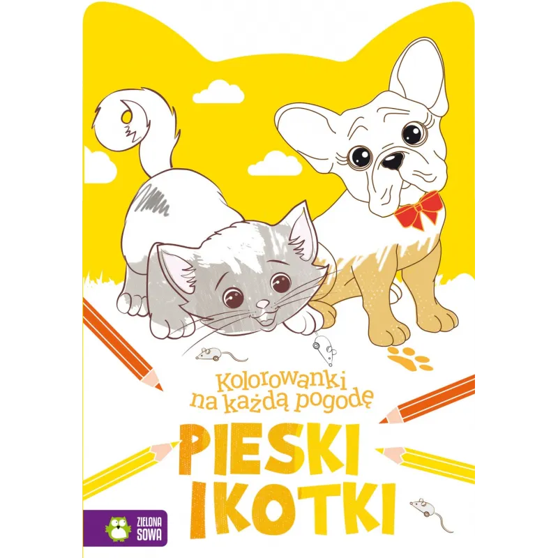 PIESKI I KOTKI. KOLOROWANKI NA KAŻDĄ POGODĘ 4+ - Zielona Sowa
