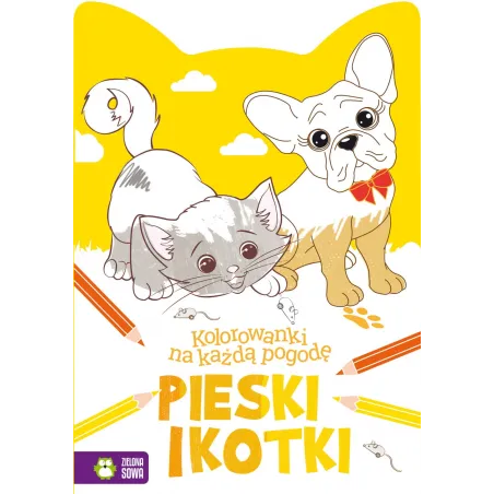 PIESKI I KOTKI. KOLOROWANKI NA KAŻDĄ POGODĘ 4+ - Zielona Sowa