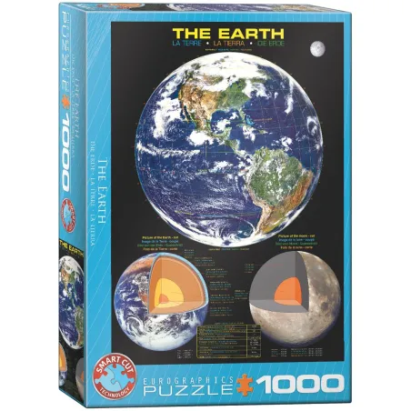 PUZZLE ZIEMIA 1000 ELEMENTÓW 10+ - Eurographics Puzzle