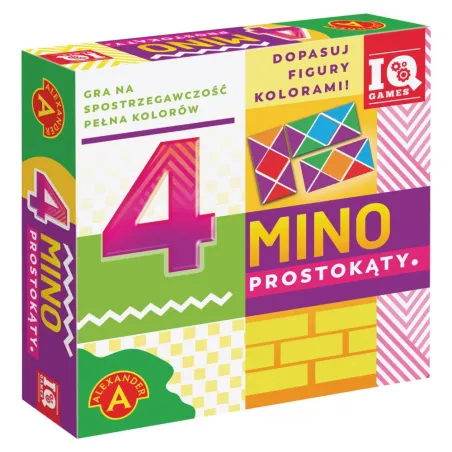 4-MINO PROSTOKĄTY GRA LOGICZNA 7+ - Alexander