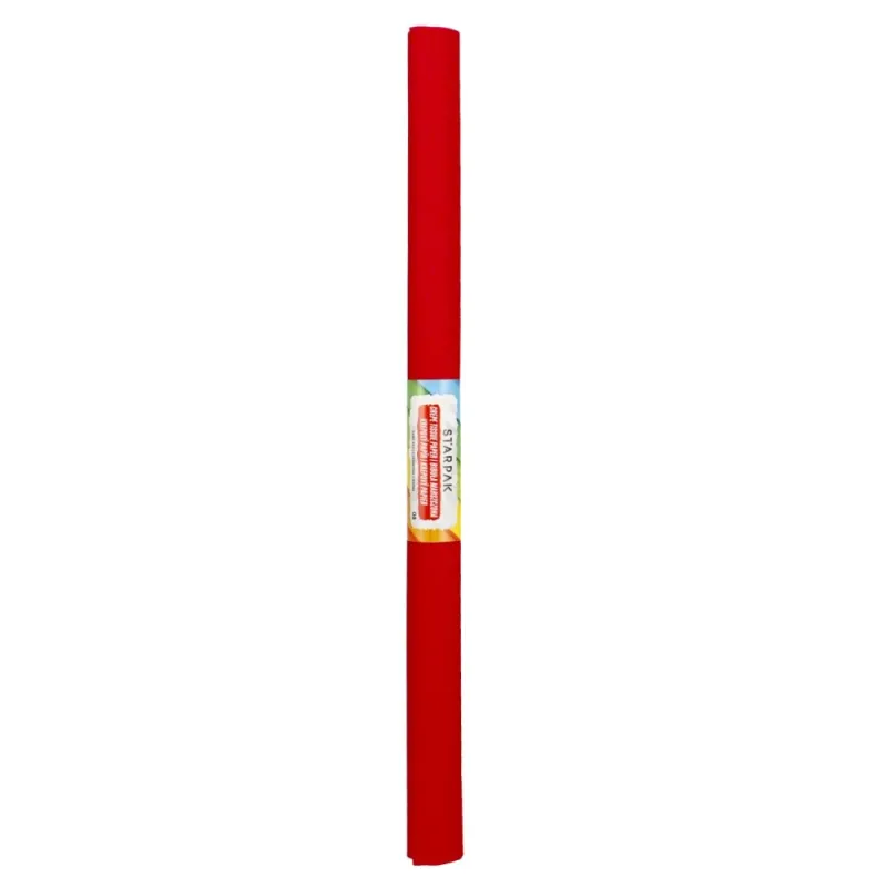 BIBUŁA MARSZCZONA CIEMNA CZERWONA 50 X 200 CM - Starpak