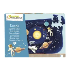 PUZZLE SOLAR SYSTEM 76 ELEMENTÓW 6+ - AVENUE MANDARINE
