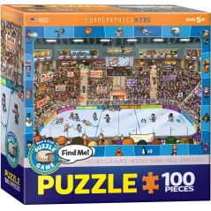 PUZZLE HOCKEY 100 ELEMENTÓW SPOT&FIND 5+ - Eurographics Puzzle