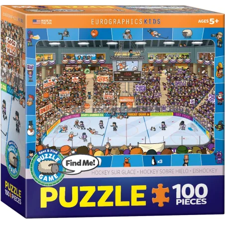 Mecz Hokeja Puzzle 100 Elementów Spot&Find 5+ Mecz Hokeja Puzzle 100 Elementów Spot&Find 5+