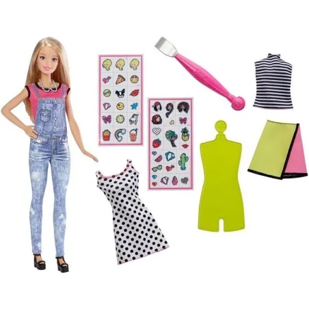 Lalka Barbie D.i.y. Zrób To Sama Modne Naklejki 5+