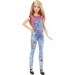 LALKA BARBIE D.I.Y. ZRÓB TO SAMA MODNE NAKLEJKI 5+