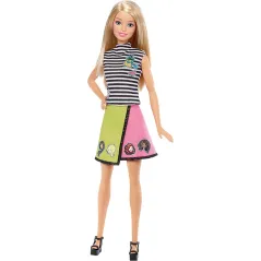 LALKA BARBIE D.I.Y. ZRÓB TO SAMA MODNE NAKLEJKI 5+