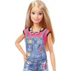 LALKA BARBIE D.I.Y. ZRÓB TO SAMA MODNE NAKLEJKI 5+