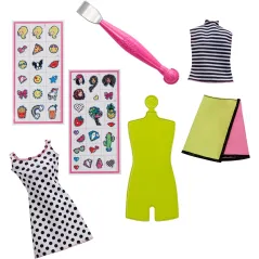 LALKA BARBIE D.I.Y. ZRÓB TO SAMA MODNE NAKLEJKI 5+