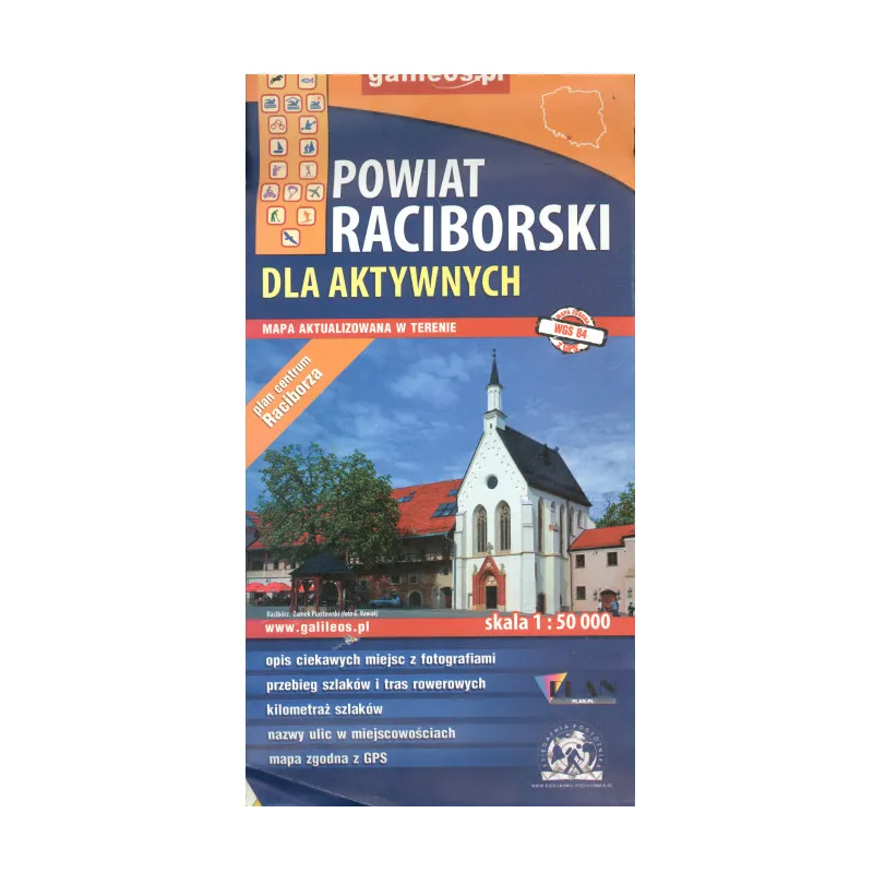 POWIAT RACIBORSKI DLA AKTYWNYCH 1 : 50 000 - Plan