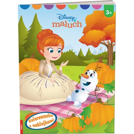 DISNEY MALUCH KOLOROWANKA Z NAKLEJKAMI 3+ - Ameet