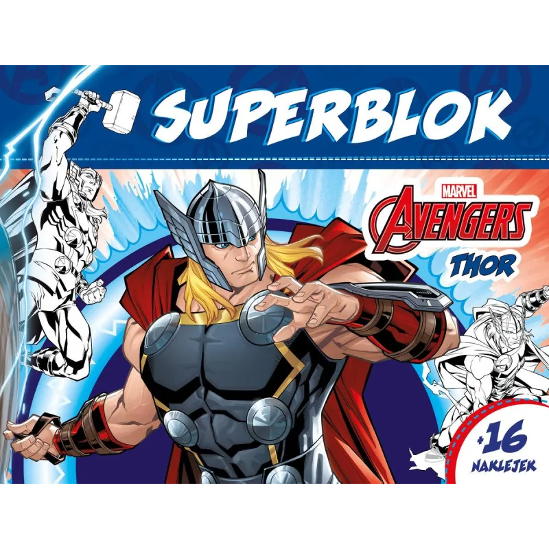 SUPERBLOK MARVEL AVENGERS THOR - Olesiejuk