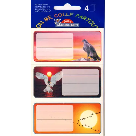 Naklejki Na Zeszyty Ptaki 12 Szt. Naklejki Na Zeszyty Ptaki 12 Szt.