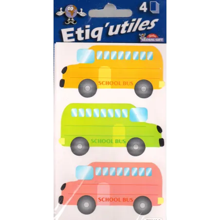 Naklejki Na Zeszyty Autobus 12 Szt. Naklejki Na Zeszyty Autobus 12 Szt.