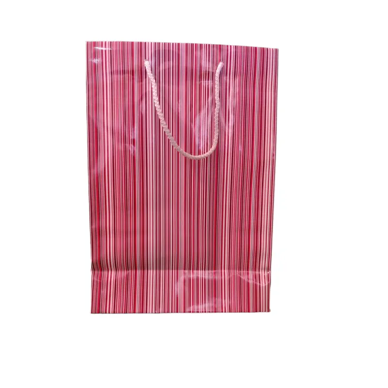 TOREBKA PREZENTOWA PASKI 23.5 X 34 X 10 - Pictura